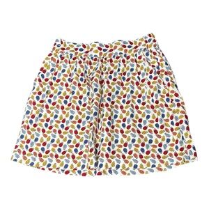 LOFT Outlet Allover Pineapple Print Mini Skirt SZ SP